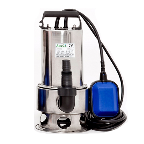 Amega İntox 750 Paslanmaz Çelik Gövdeli Drenaj Dalgıç Pompa 750 W
