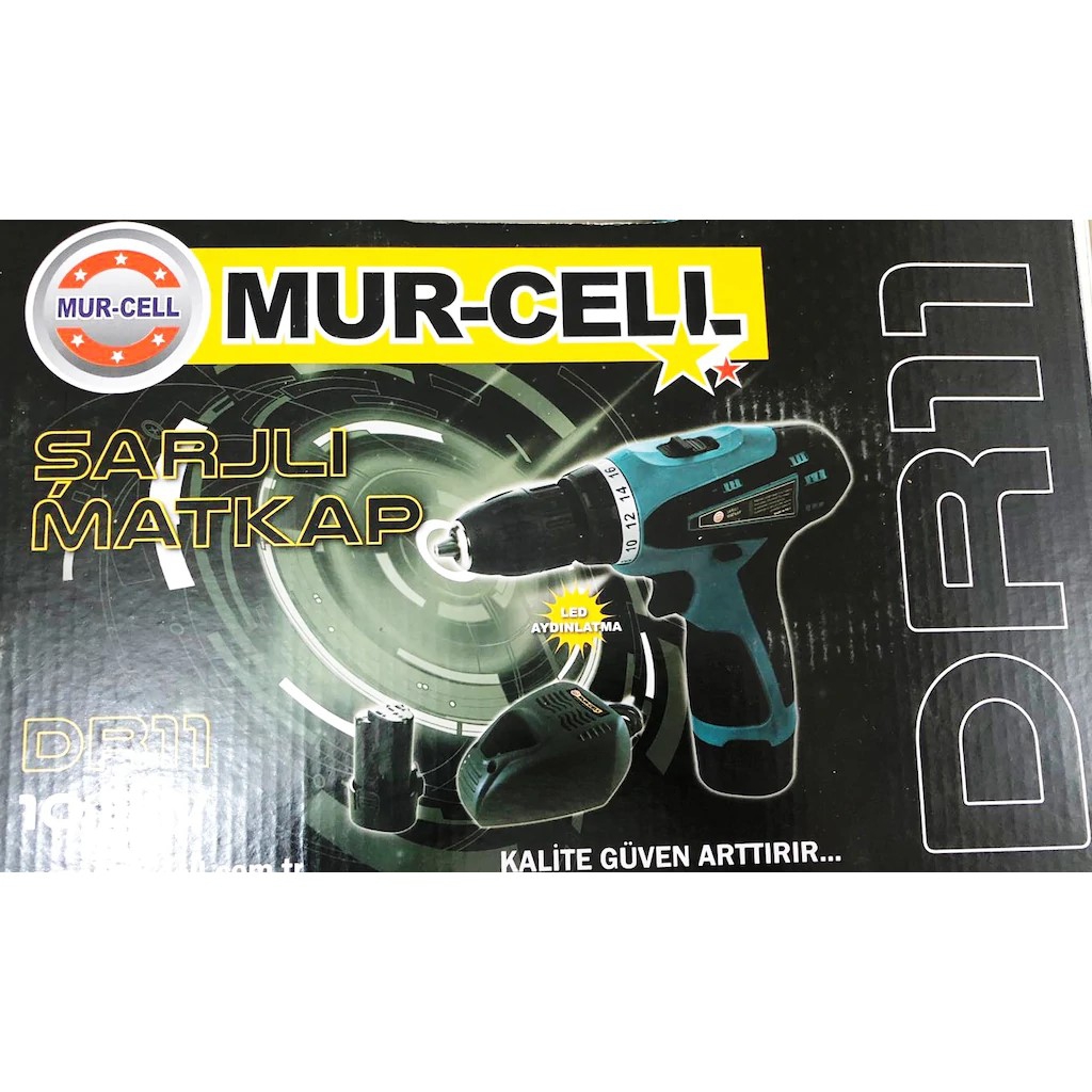 Mur-Cell DR11/10.8 Şarjlı Matkap