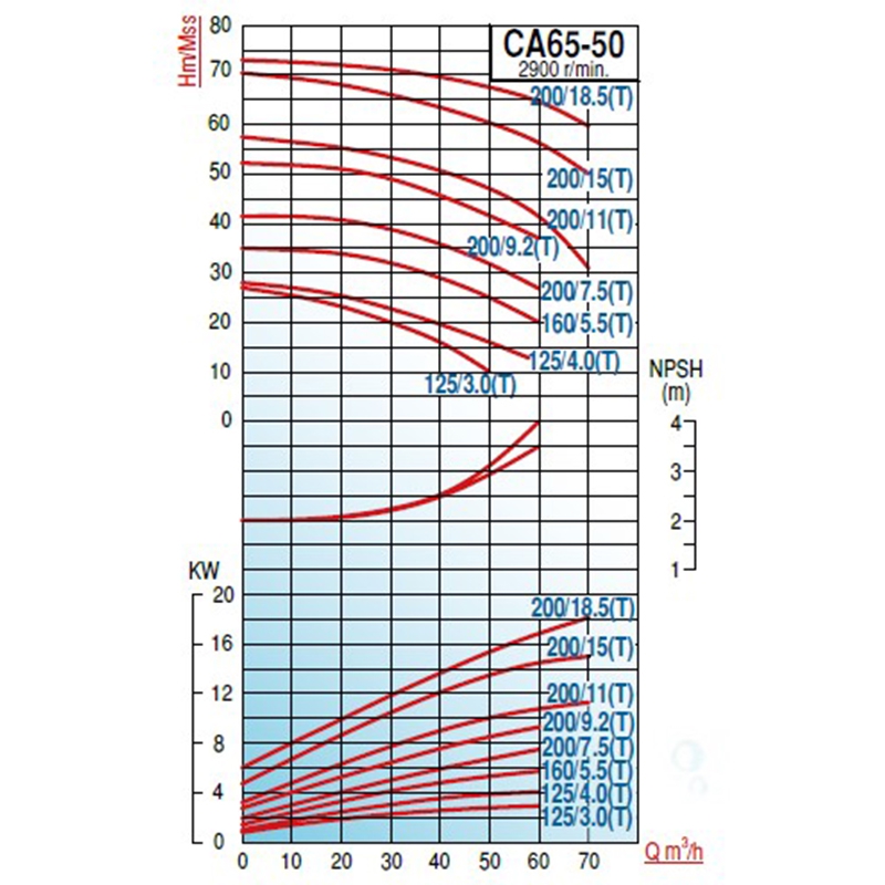 Varan CA65-50-160/5.5T Komple Paslanmaz Çelik AISI 316 Santrifüj Pompa