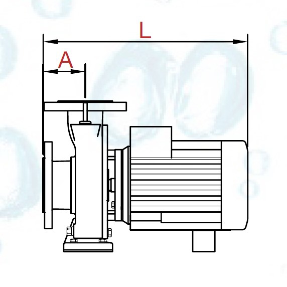 Varan CA50-32-200/5.5T Komple Paslanmaz Çelik AISI 316 Santrifüj Pompa