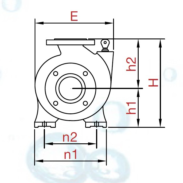 Varan CA65-40-160/4.0T Komple Paslanmaz Çelik AISI 304 Santrifüj Pompa