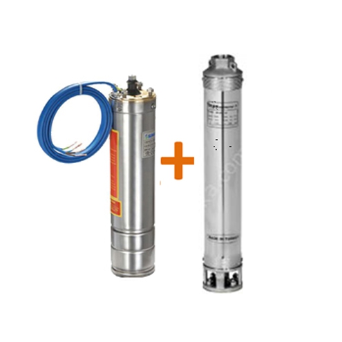 Vortex 6 Gm – 14 1,5 Hp 1¼” Çıkışlı Dalgıç Pompa Ve Vortex 4″ 380 V Motor (Pompa+Motor)