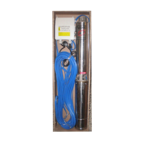 Vortex 6 Gmp 07 0,75 Hp Paket Dalgıç Pompa Kendinden 25 Mt Kablolu Ve Kumanda Panolu 4” Ready