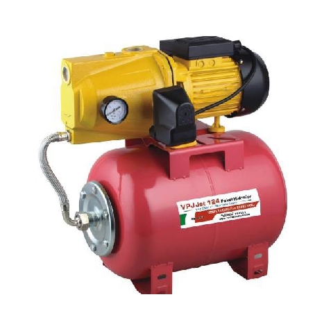 Vortex Super Jet 124 : Super Jet 150 1,5 HP 24 Lt Yatık Tanklı Jet Pompalı Paket Hidrofor