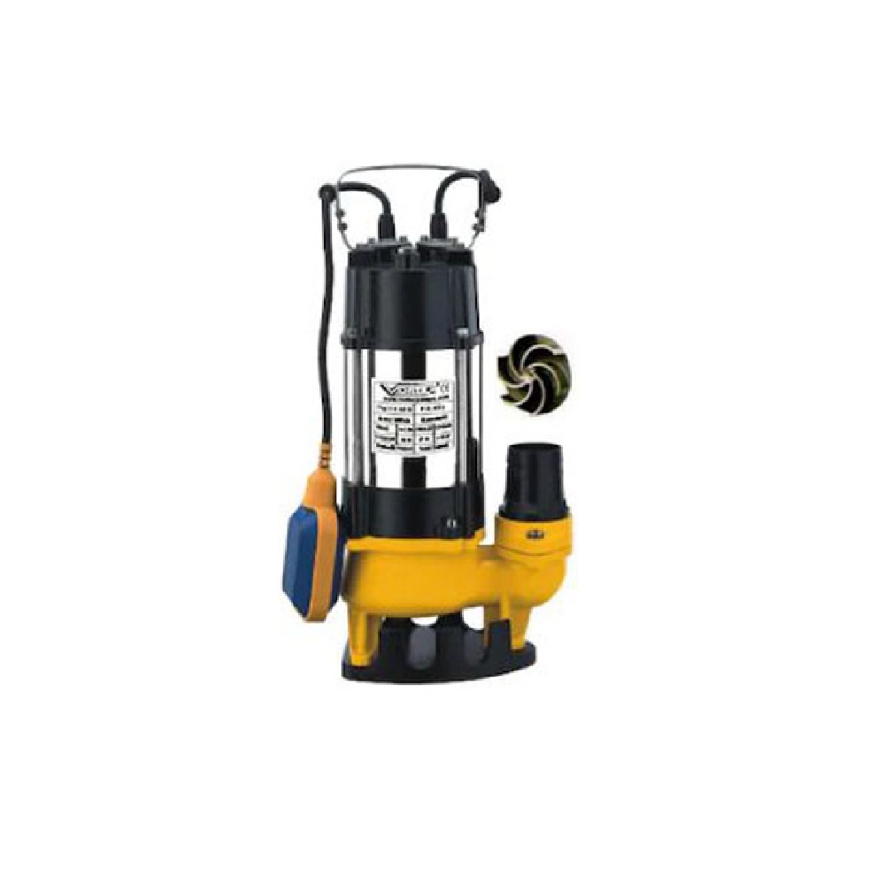 Vortex VX-200 M 2 HP 220V Pis Su Dalgıç Pompası (Açık Fanlı, Şamandıralı)