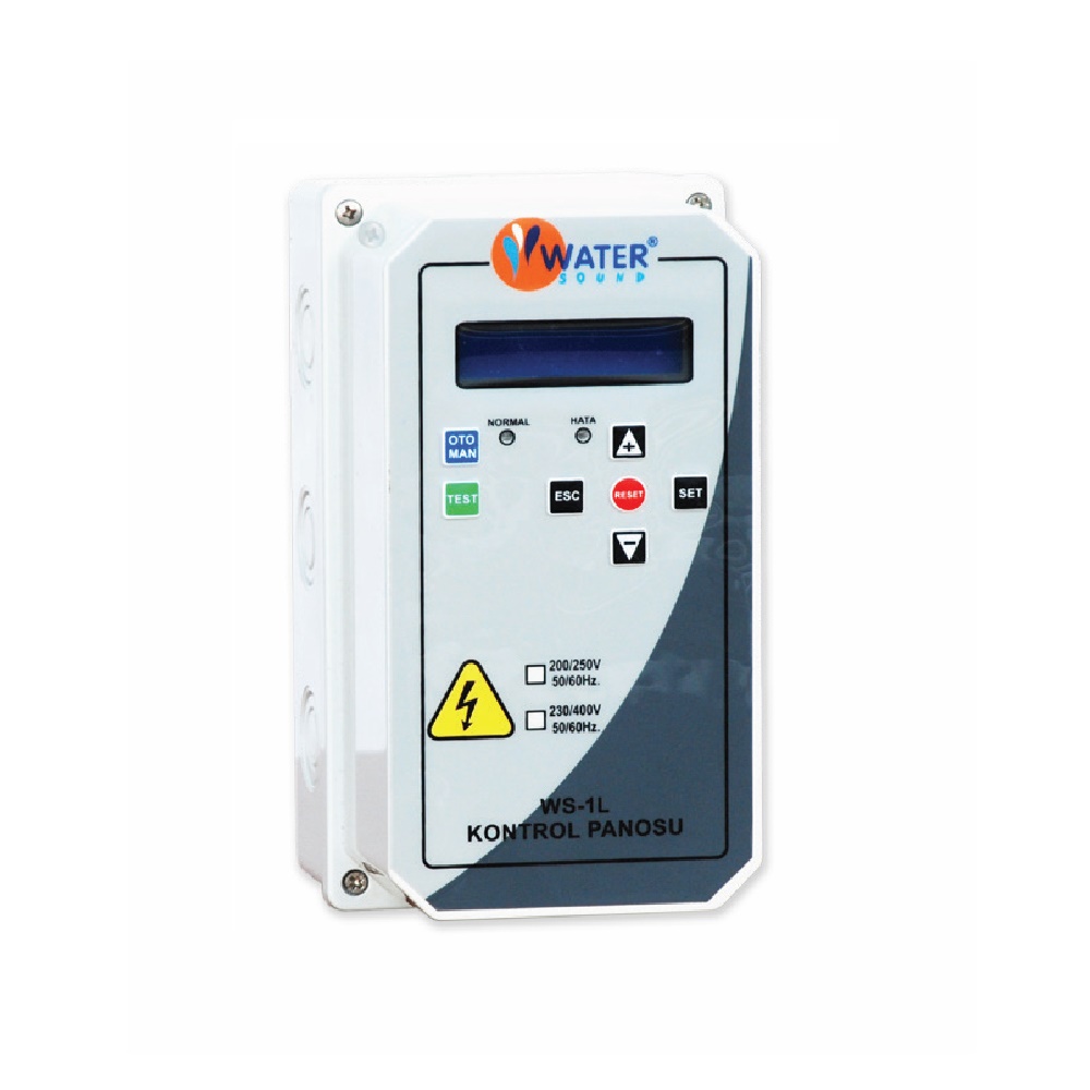 Water Sound BPL-T 380 V LCD Ekranlı Dijital Hidrofor Drenaj Kontrol Panosu