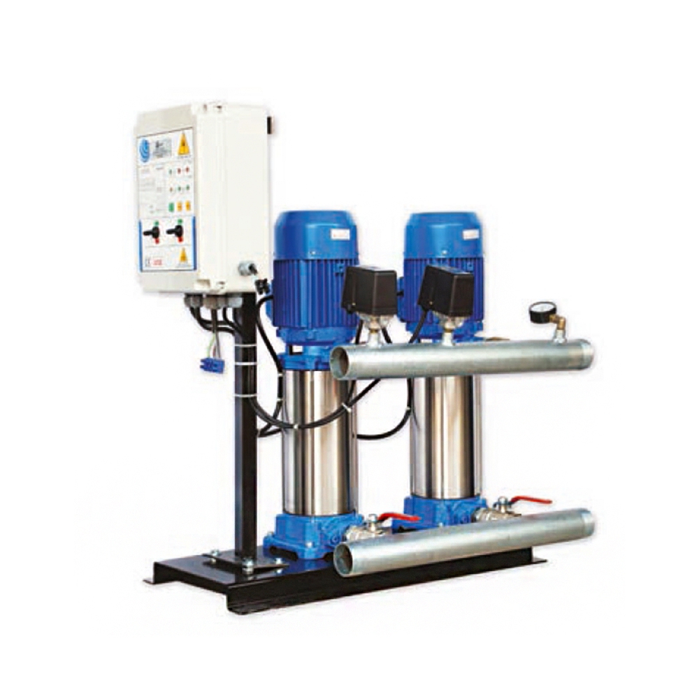 Water Sound 2VM6-8,5X12T 7,5 HP İki Pompalı Dik Milli Paket Hidrofor