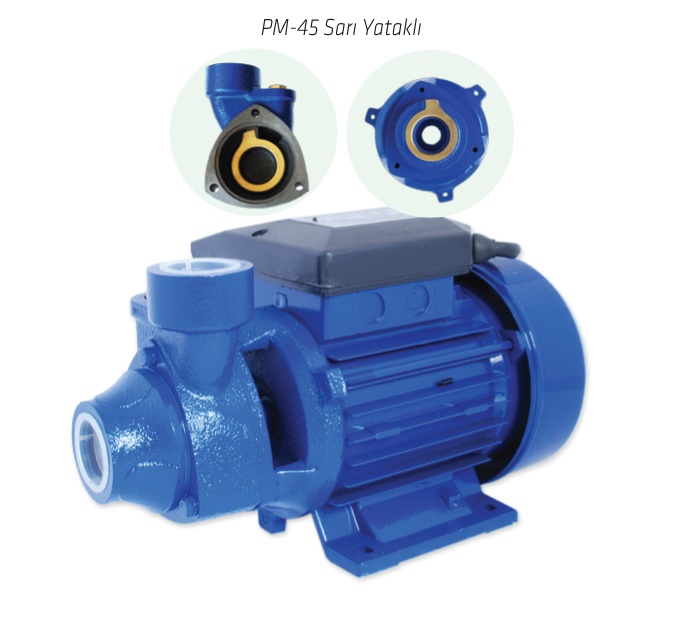 Water Sound PM-50 1 HP Sürtme Fanlı Periferik Pompa